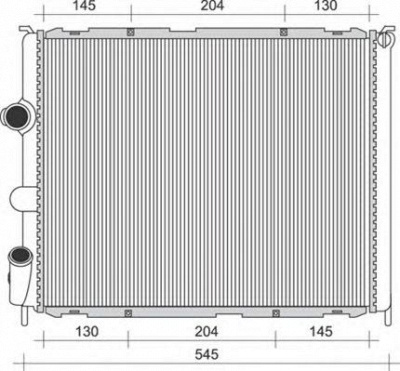 MAGNETI MARELLI 350213989000 -  Радиатор, охлаждение двигателя